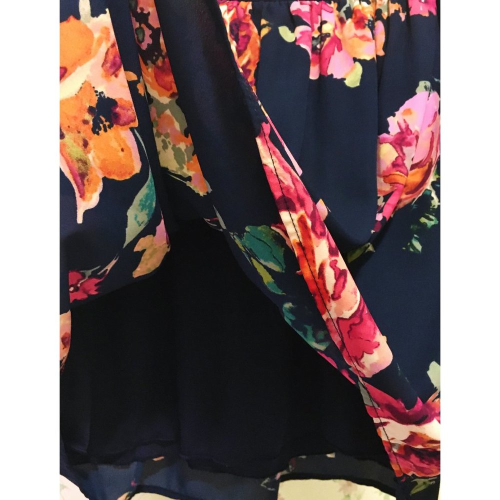 Buttons Vintage Floral Skirt - Picture 4 of 5